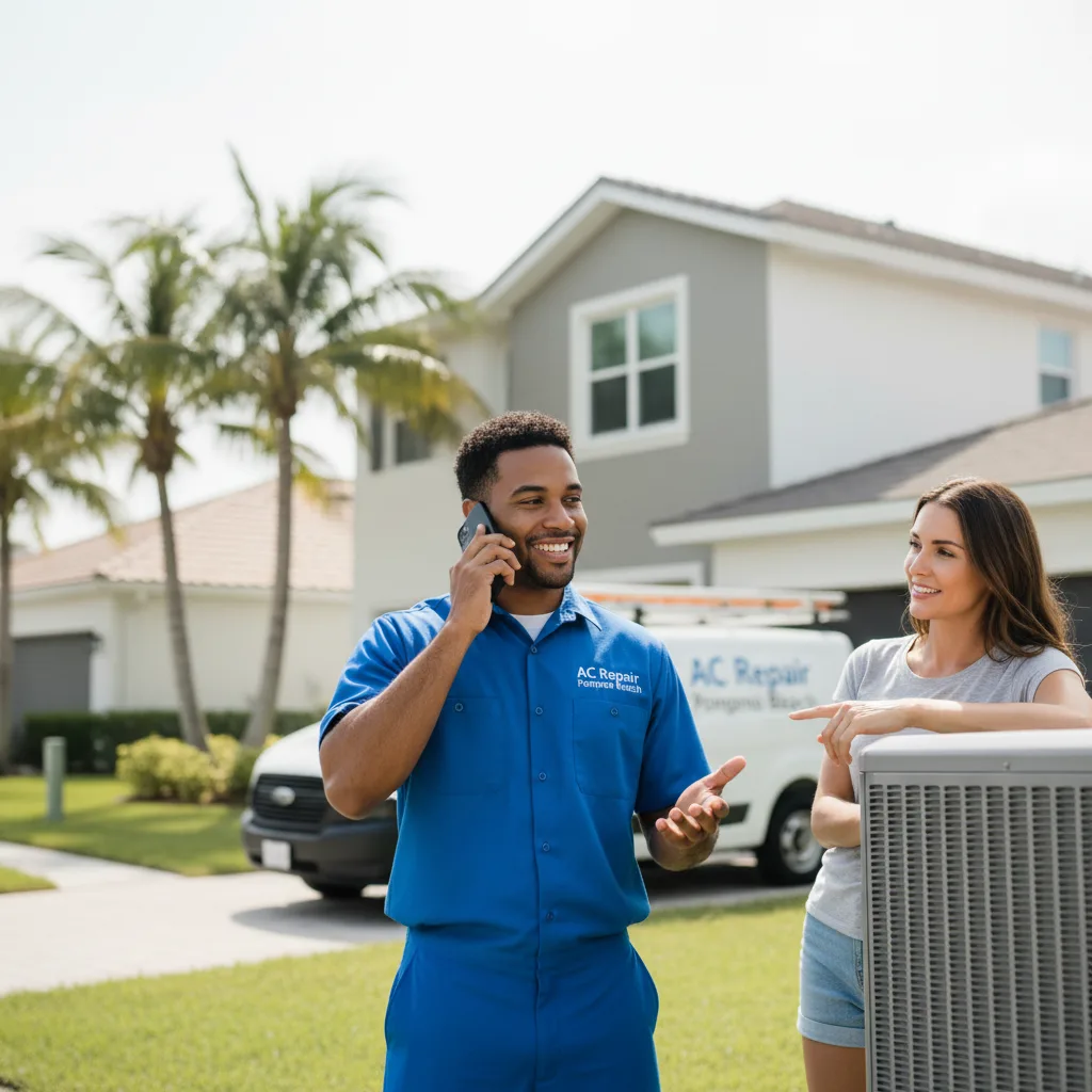AC Repair Pompano Beach customer support in Newport Beach